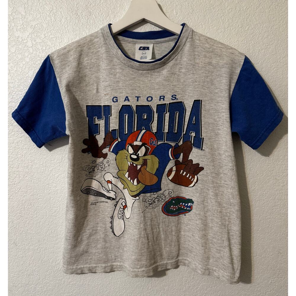 CSA Vintage Women's Tasmanian Devil UF Florida Gators T-Shirt‎ 34In. Chest